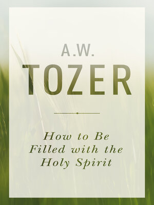cover image of How to Be Filled with the Holy Spirit